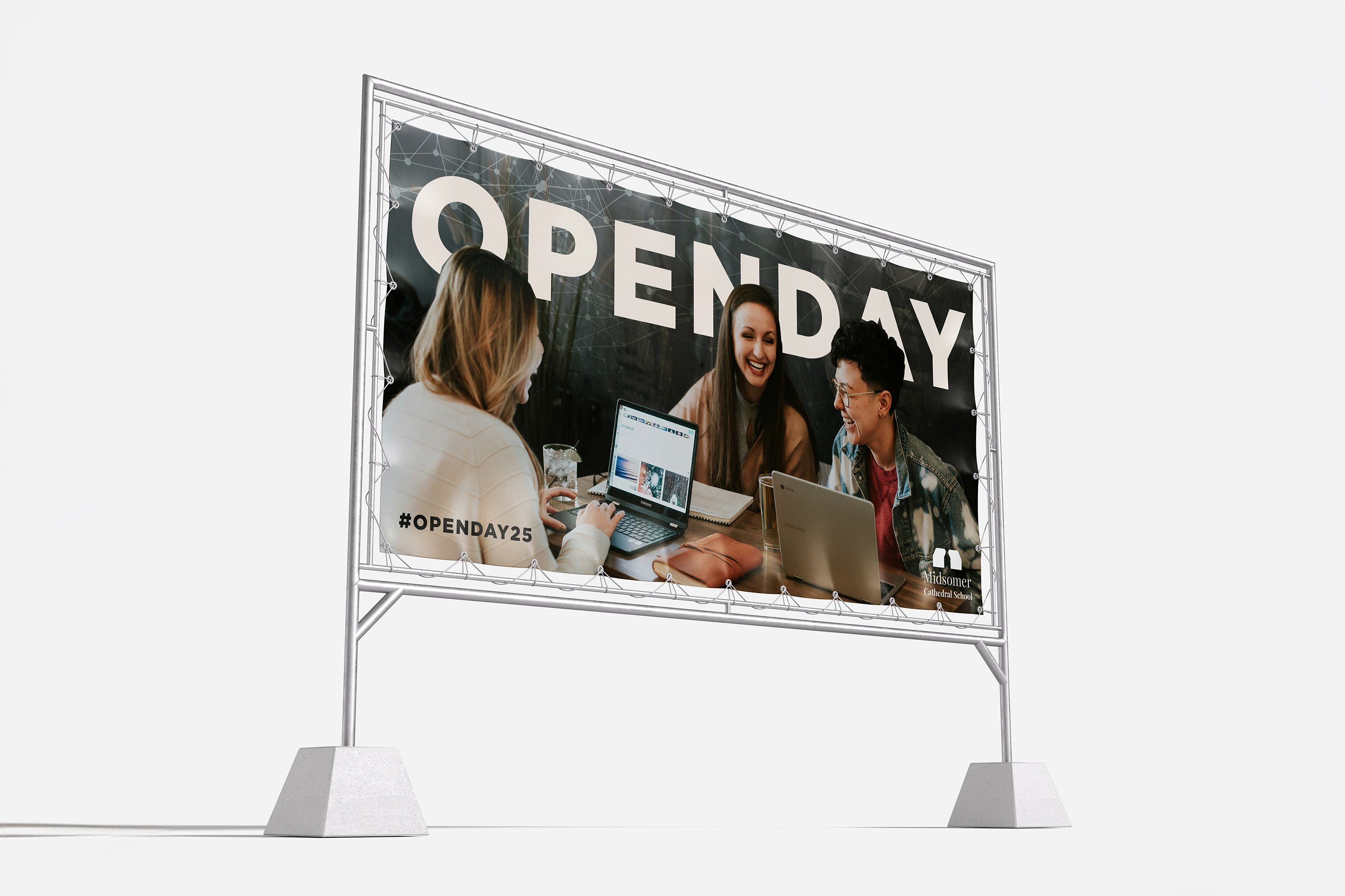 Outdoor UPVC banner with eyelets by Petes Printing UK