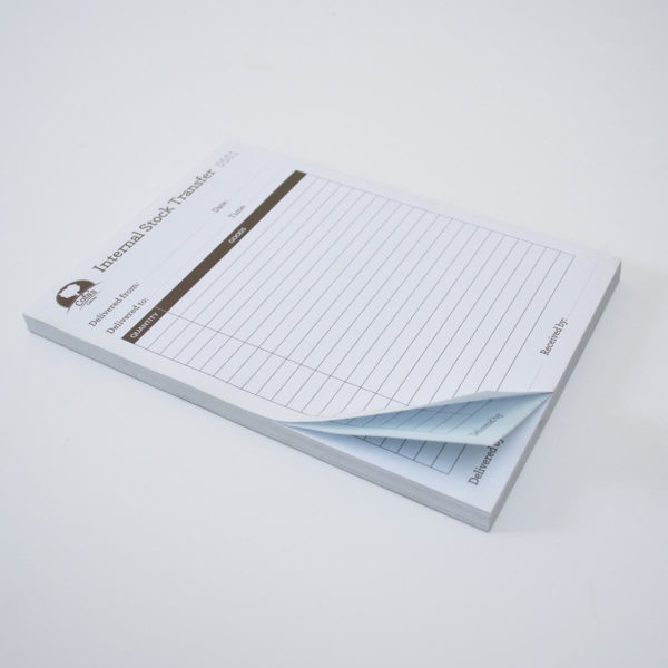 2-part NCR pad by Petes Printing UK