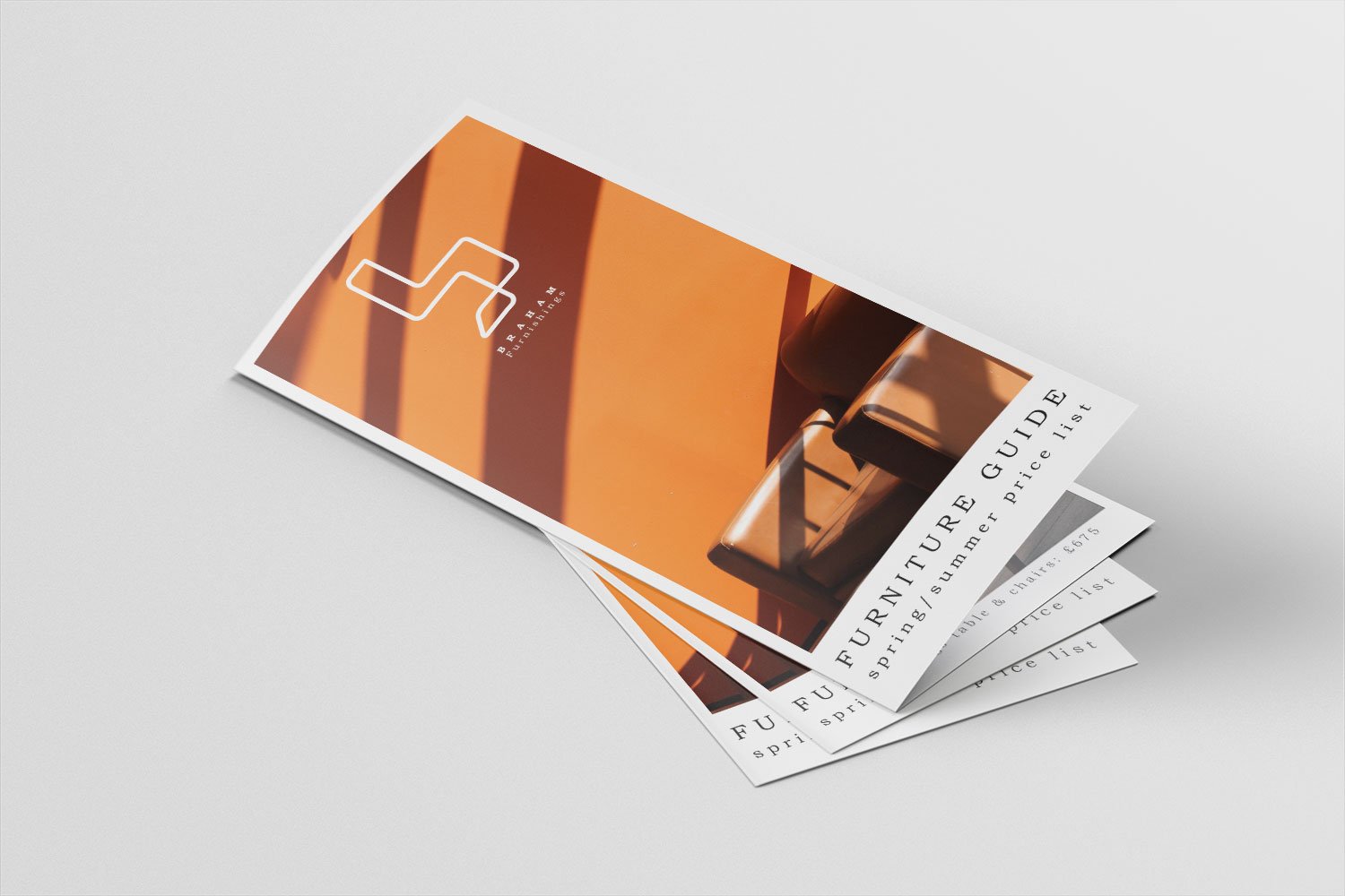 Folded 250gsm DL price list by Petes Printing UK